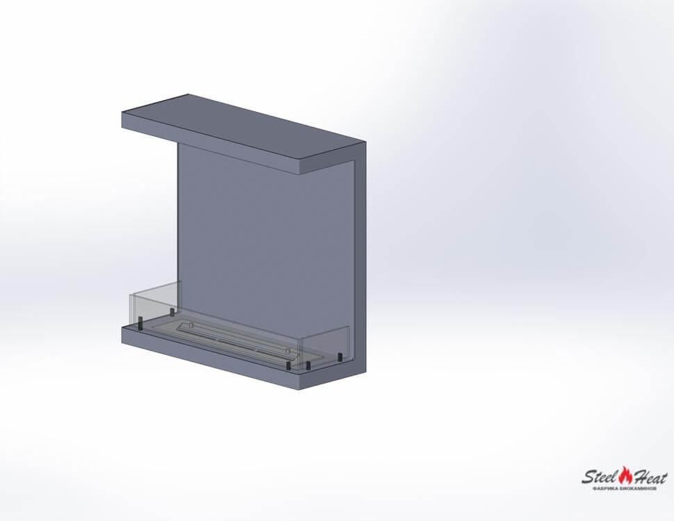5430С Биокамин фронтальный на заказ